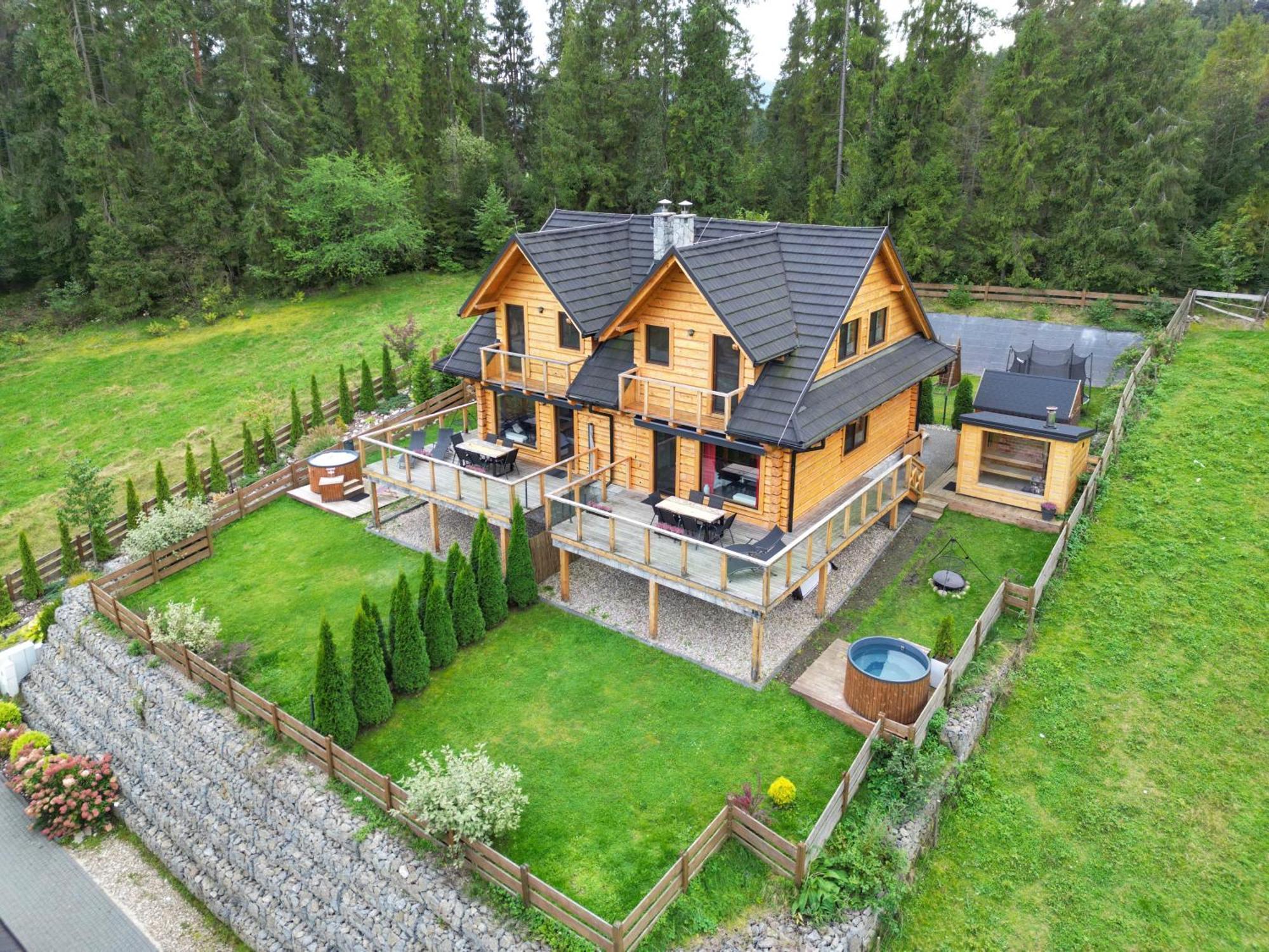 Lk Resort Lapsze Domy Z Prywatna Balia I Sauna Łapsze Niżne Buitenkant foto